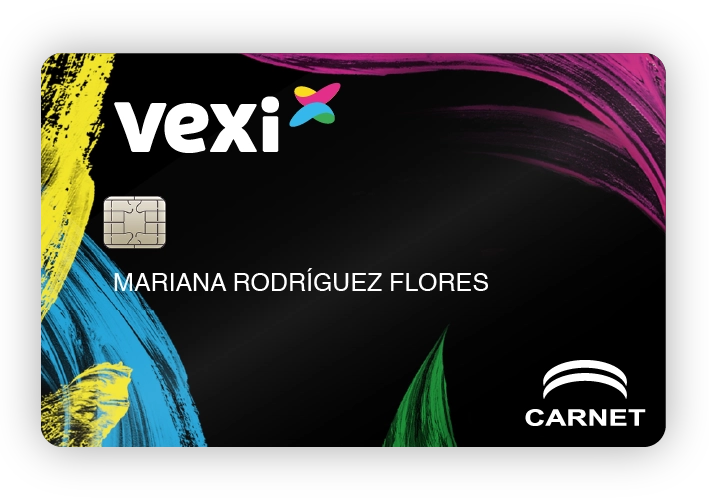 Tarjeta Vexi Carnet